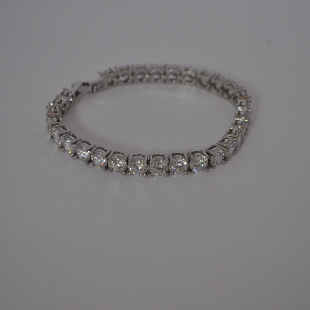 Silver Tennis Bracelet